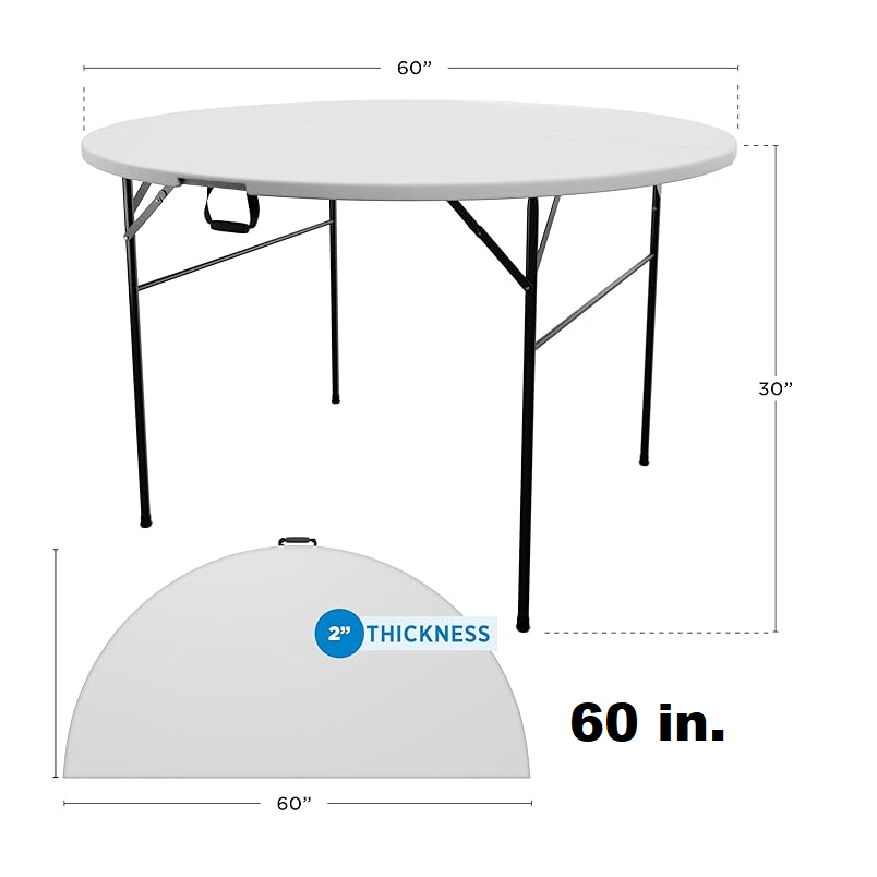 Lifetime Foldable 6ft Round Table